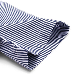 Reymon S/S Stripe Oxford Button-Up Shirt Navy