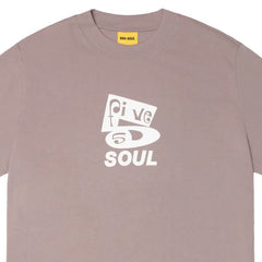 555 Soul Pigment Dyed S/S T-Shirt Vintage Taupe