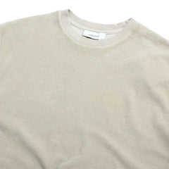 Basic Velour T-Shirt Tidal Foam