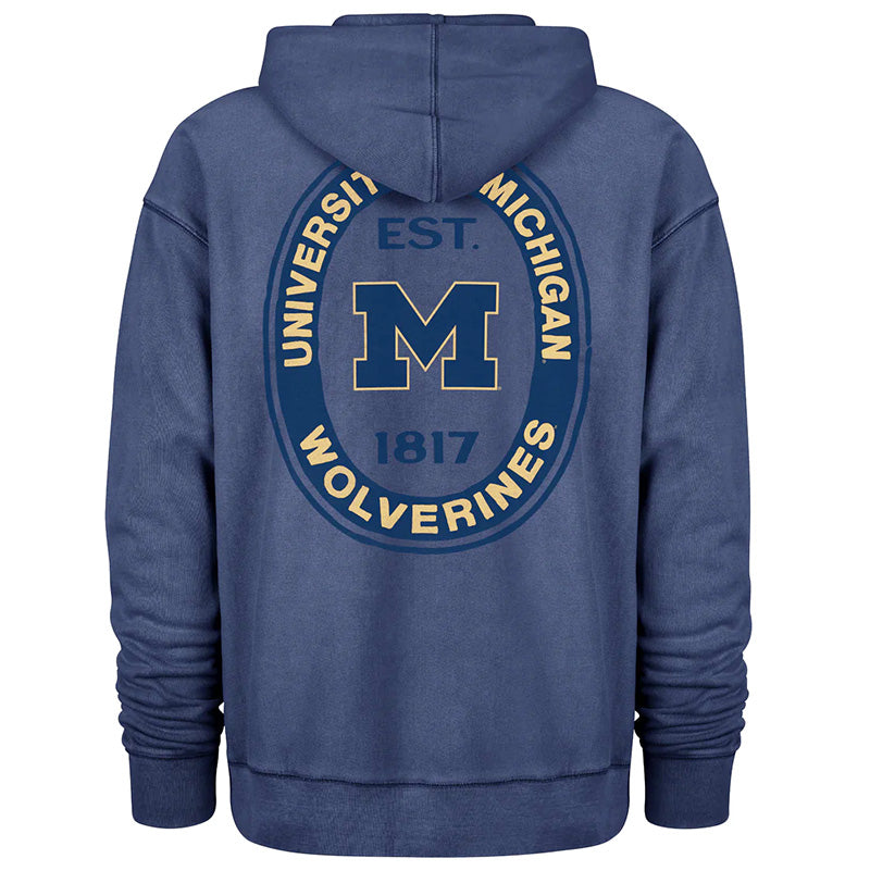 University of Michigan Wolverines Boot Path Ravine Fleece Hoodie Portal