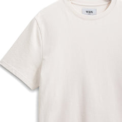 Dean Textured Organic Cotton T-Shirt Ecru