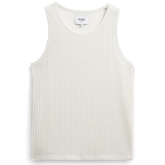 Prim Open Knit Vest Ecru