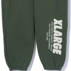 Chenille Logo Sweatpants Green