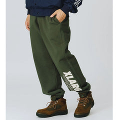 Chenille Logo Sweatpants Green