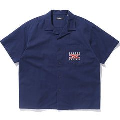 X Logo S/S Work Shirt Navy