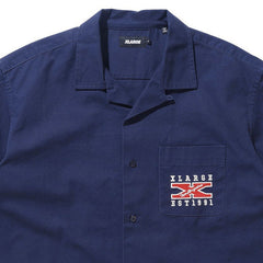 X Logo S/S Work Shirt Navy