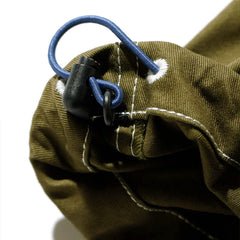 Color Stitched Cargo Pants Olive