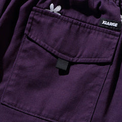 Peace And Flower Pants Purple