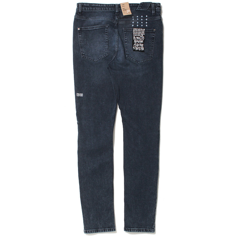 Ksubi - Chitch Blue Kolla Slashed Denim Jeans Blue – MTVTN.com