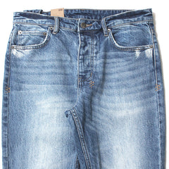 Chitch Hi Fi Vertigo Trashed Denim Jeans Light Blue