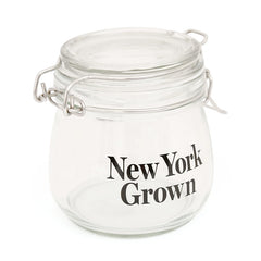New York Grown Stash Jar Clear
