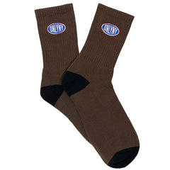 Shop Socks Dark Brown