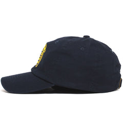 University of Michigan Wolverine Head Vintage Washed Dad Hat Navy