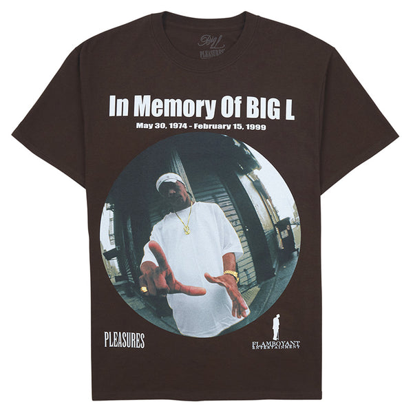 Big L In Memory T-Shirt Brown