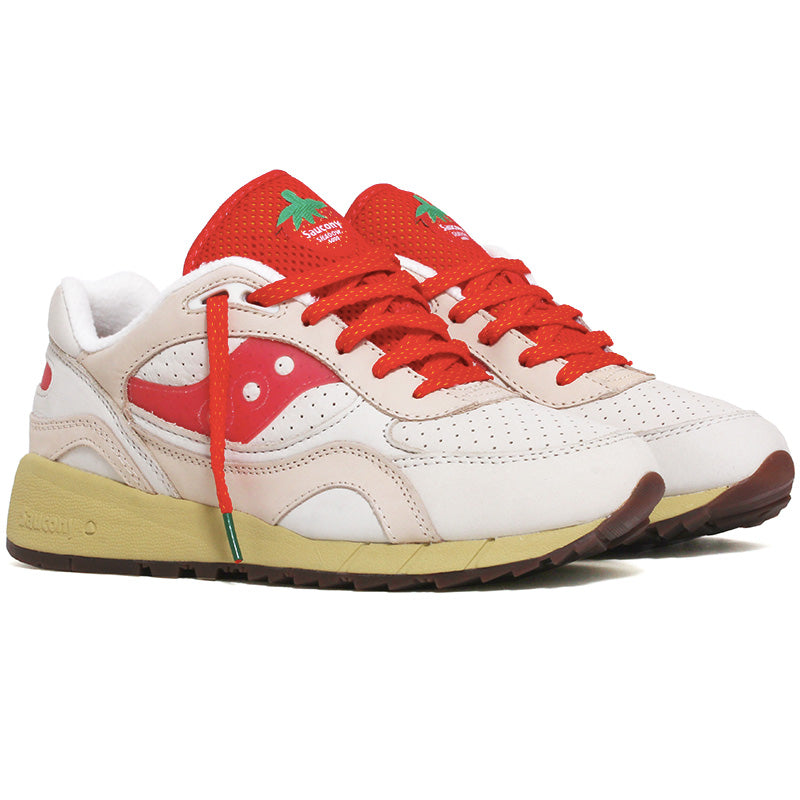 Saucony - Shadow 6000 'New York Cheesecake' Sneakers Beige / Red –