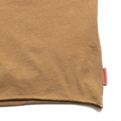 Raw Edge Organic Cotton T-Shirt Moon Sand