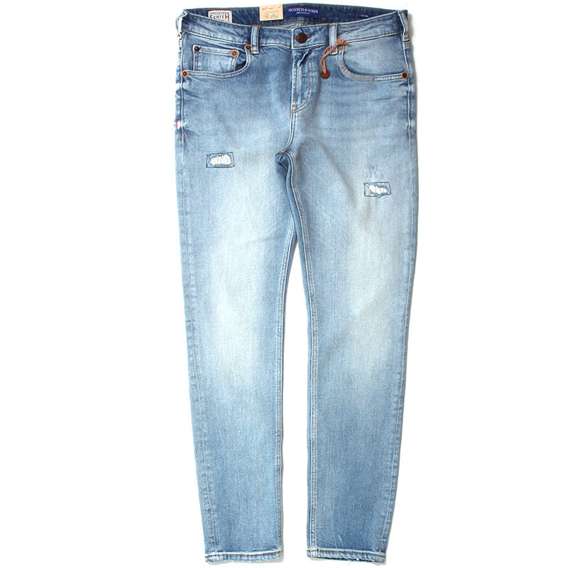 Scotch & Soda - Skim Premium Organic Cotton Slim Jeans Good Time Blue –