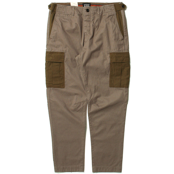 The Drift Colour-Block Cargo Trousers Taupe