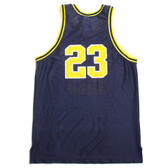 University of Michigan #23 Nike Basketball Jersey Navy (Large)