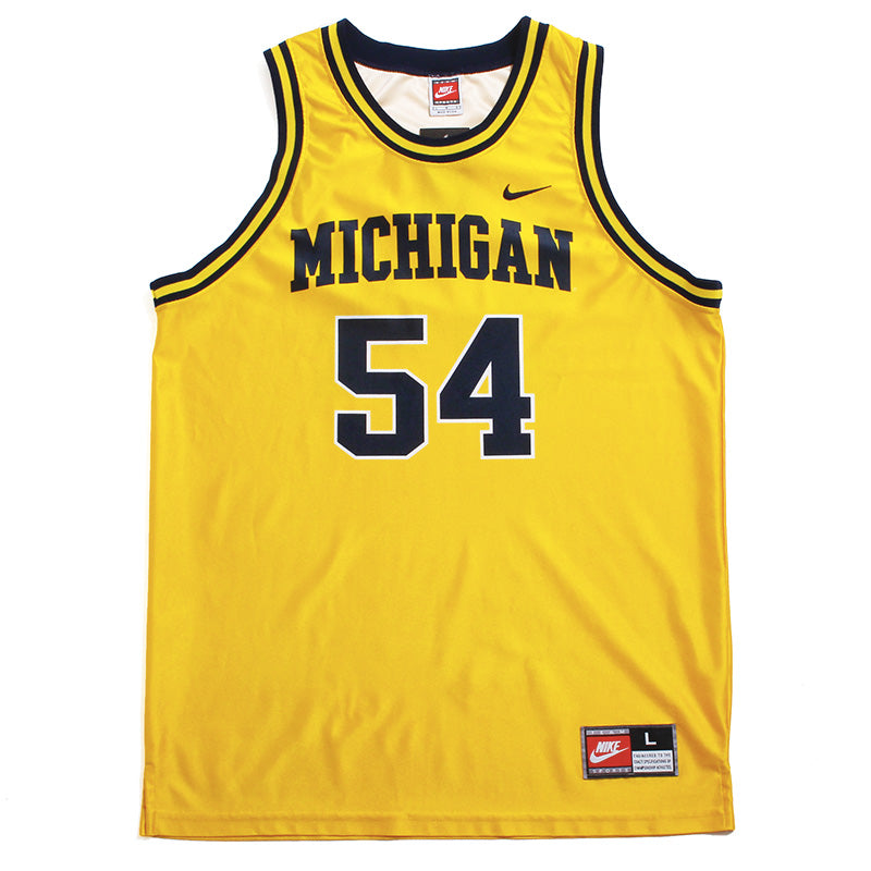University of Michigan Nike Basketball Practice Jersey Sz L – 812 Vintage